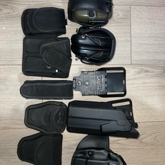 Black Belt Accessories with Holster and Padding
